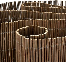 Willow natural garden fence - natural,
