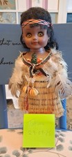 Maori Vintage Doll New Zeland Souvenir Made In Hong Kong