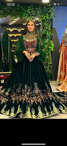Afghan dress piece set with - afghan,
