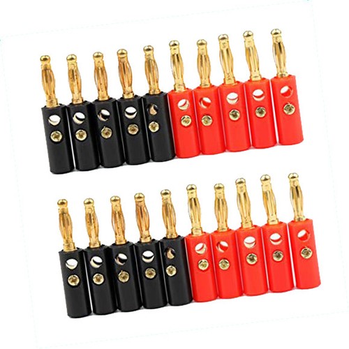 20pcs pairs banana - 10, plugs