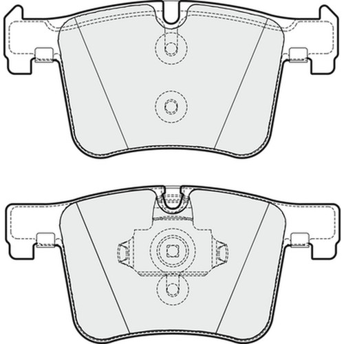Brake pads set for bmw - pads,