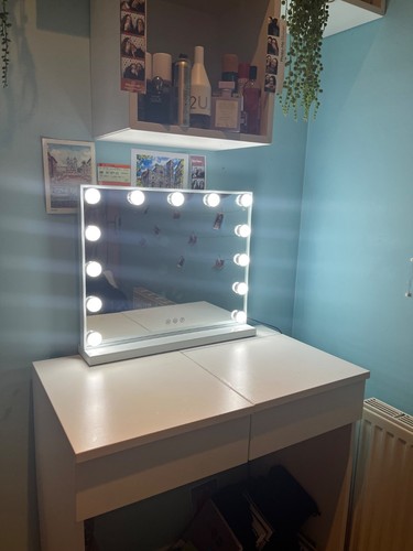 Ikea white vanity desk - vanity,