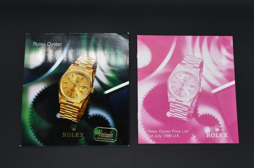 Rolex catalogue price list - &,