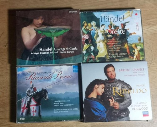 Handel four opera boxsets - four,