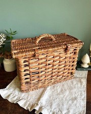 Vintage Wicker Fishing Creel