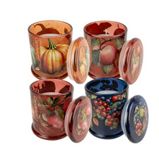 Candlelight Large Glass Jar Candles Autumn Winter Collection