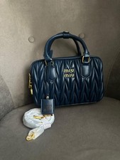 Navy Miu Miu Handbag