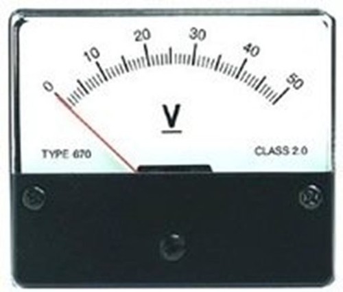 Panel meter 60x70mm analog - panel,
