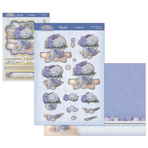 Hunkydory heartfelt hydrangeas - hunkydory,