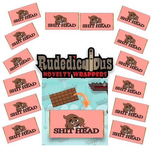 Rude chocolate bar - chocolate, wrapper
