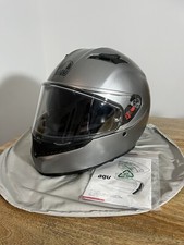 AGV K-3 Full Face Motorbike Helmet Size XL 61-62 Rodio Grey Matt Clear Visor New