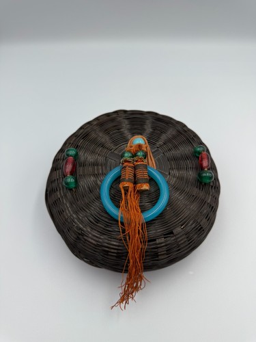 Vintage chinese wicker sewing - chinese,