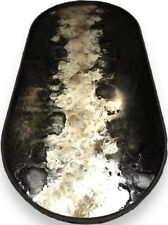 Treat Ethnicraft Black Organic Wood & Glass, Hand Painted, 71x36x3cm BRAND NEW