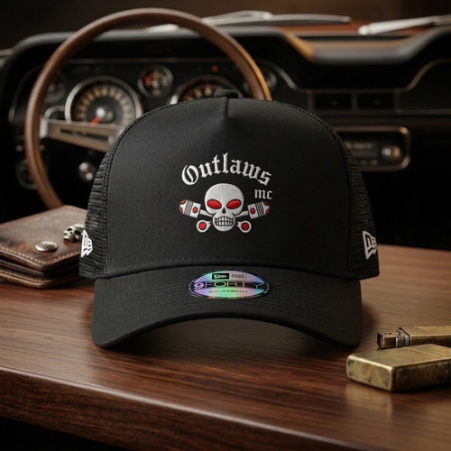 Outlaws embroidered 9forty - outlaws, mc