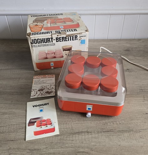 Vintage tefal bright orange - vintage,