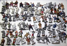 25mm medieval mix   white metal wargames figures