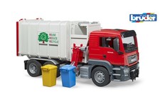 Bruder garbage truck side - bruder,