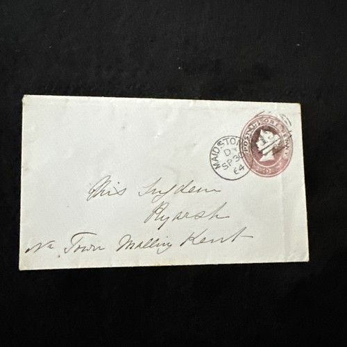1864 embossed queen - 1864, 1d