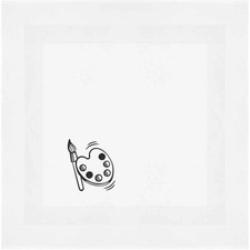 'Artist Pallet & Brush' Cotton Napkin / Dinner Cloth (NK00011845)