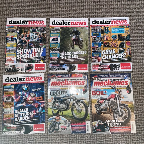 Old motor bike magazines - bike,