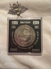 2002 Queen Elizabeth the Queen Mother Memorial £5 coin 