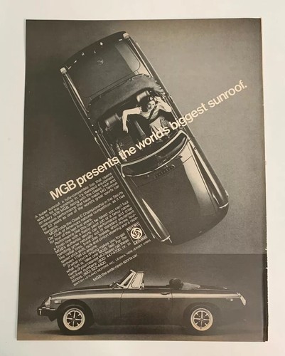 1976 mgb print world s - 1976, world’s