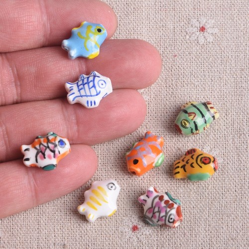 10pcs fish painting handmade - fish,