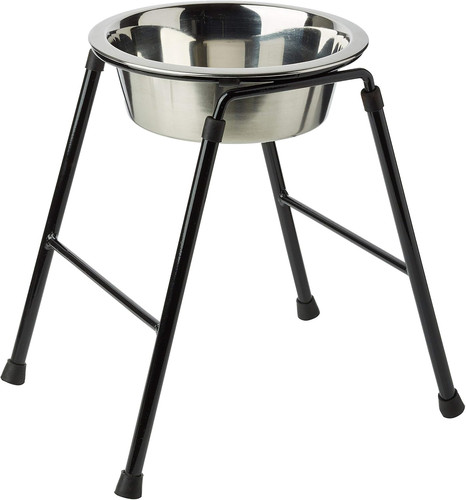 Raised dog bowl stand 1600ml - dog,