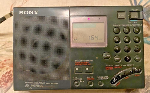 Sony icf sw7600g - sony, band