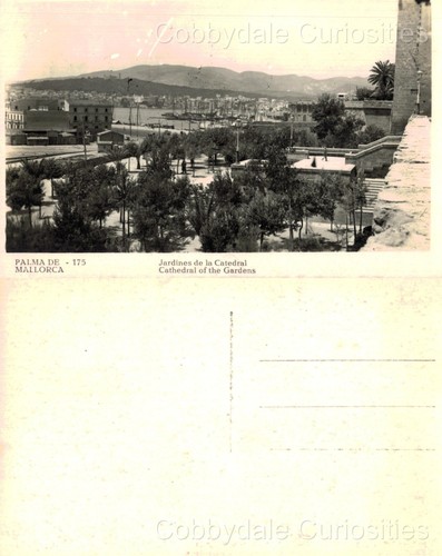 Vintage postcard palma - vintage,