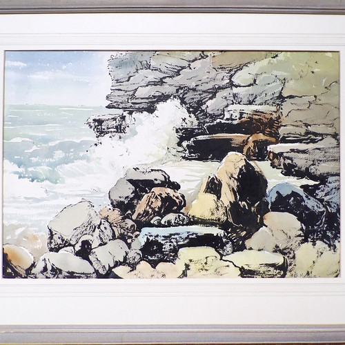 Large watercolour painting - large,