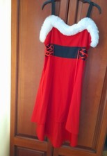 Mrs Santa Dress 12 And santa Cloak With Hood