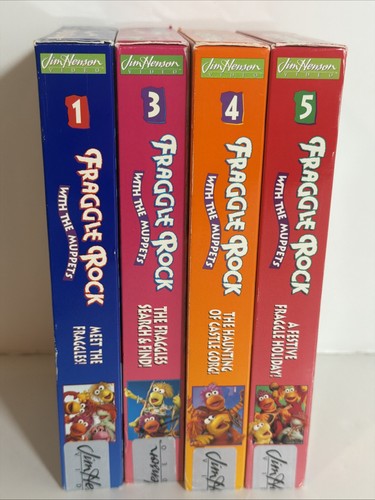 Vtg fraggle rock vhs - rock,
