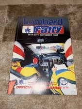 LOMBARD RAC RALLY 16th 20th