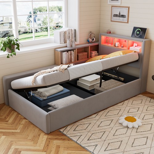 3ft single bed hydraulic - single,