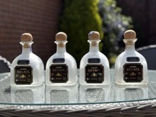 4 Empty Patron Tequila Bottles 70cl