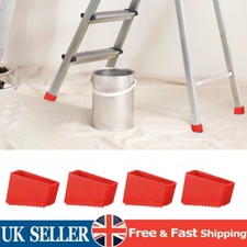 4Pcs Ladder Non Slip Feet Rubber Replacement Step Ladder Foot Pad Cover Shoe Kit