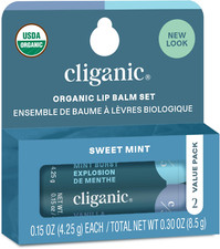 Organic Lip Balm 2 Pack -Sweet
