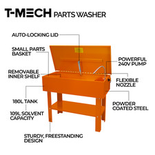 Parts washer 180L 40 Gallon