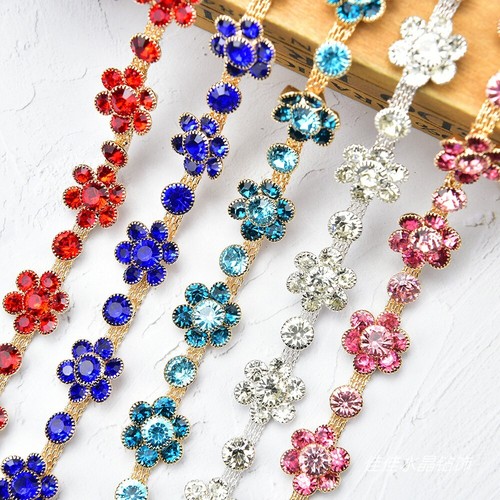90cm rhinestone chain trim - rhinestone,