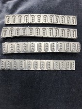 Rubber key contact - strip, for