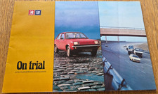 1977 VAUXHALL On Trial car brochure from UK. Sales catalogue / literature