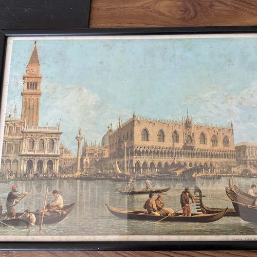 Vintage farmed print - farmed, canaletto