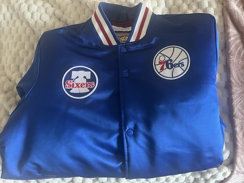 Nba sixers satin mitchell ness - mitchell,