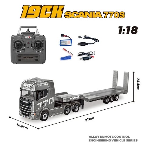 Huina scania truck trailer - rc,