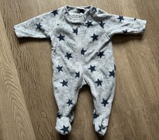 Next Fleece Star Sleepsuit -
