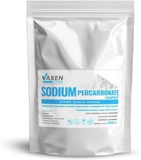VAXEN Sodium Percarbonate Powder 1,5 kg Coated Oxygen Bleach Cleaning Powder