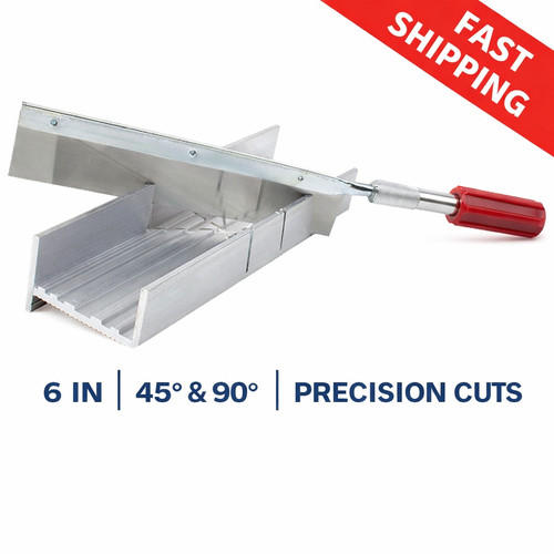 Metal mitre box - 6”,