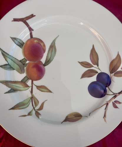 Royal worcester fruit dinner - worcester,