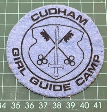 Cudham Girl Guide Camp Badge Patch Girlguiding Scouts Sew On Camp Blanket